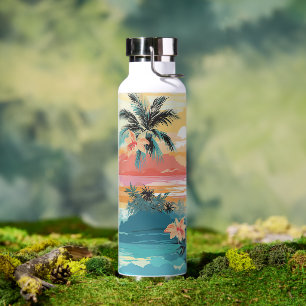 Botella De Agua Horizonte Suave de la Isla
