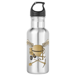 Botella De Agua Hormigonera beige