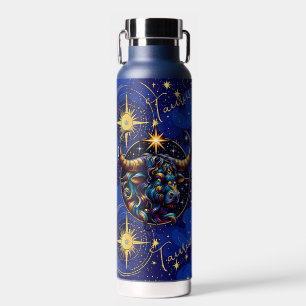 Botella De Agua Horoscopio Rótulo Taurus Zodiac Astrología