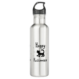 Botella De Agua Horror de Black Happy Halloween