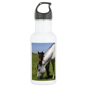 Botella De Agua Horse Ranch Granja Destino Naturaleza Fondo