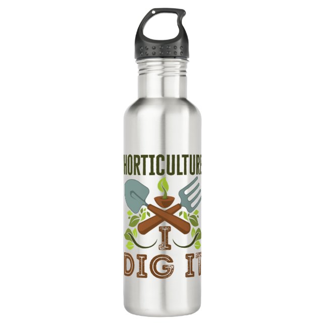 Botella De Agua Horticulture I Dig It (Anverso)
