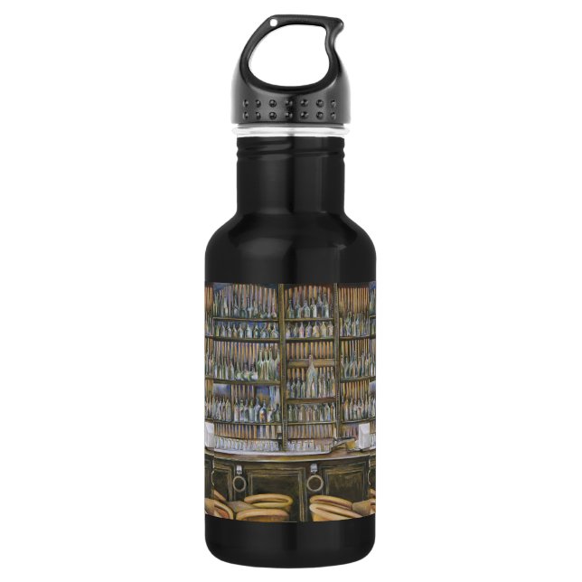 Botella De Agua Hot Dog God, ciudad de Nueva York (Anverso)