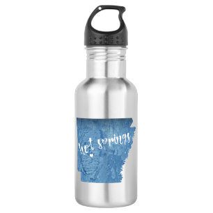 Botella De Agua Hot Springs Arkansas Wood Grain