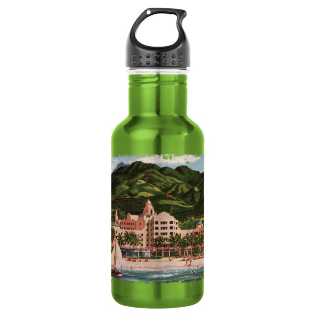 Botella De Agua Hotel Royal Hawaiian (Anverso)