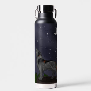 Botella De Agua Howling Wolf (Gris)