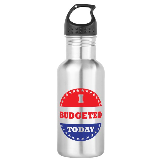 Botella De Agua Hoy Presupuesté (Anverso)