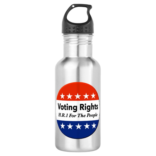 Botella De Agua HR1 Ley de derechos de voto para el pueblo (Anverso)