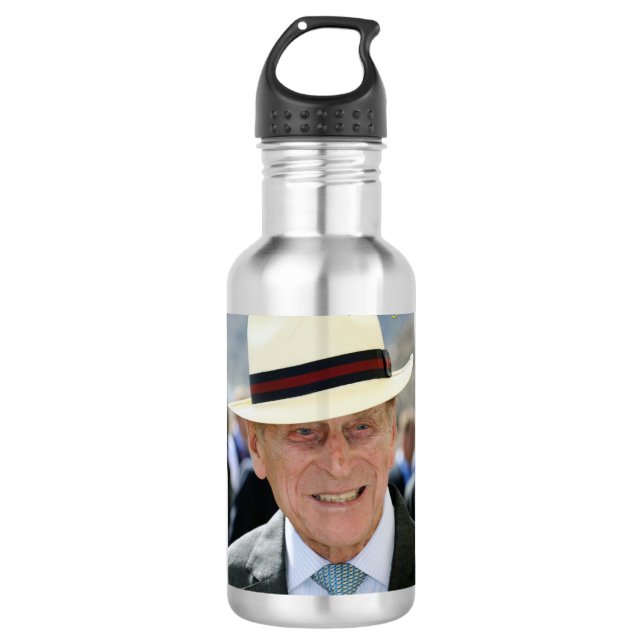Botella De Agua HRH Duque de Edimburgo - Príncipe Felipe (Anverso)