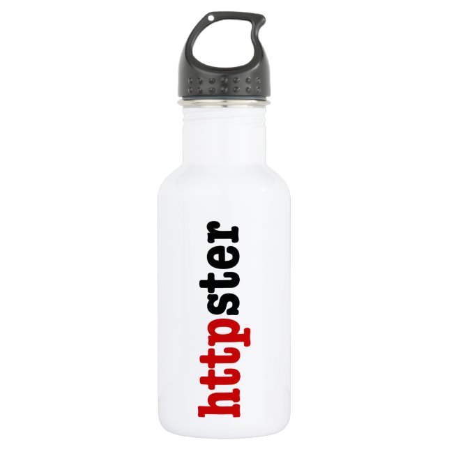 Botella De Agua httpster (Anverso)