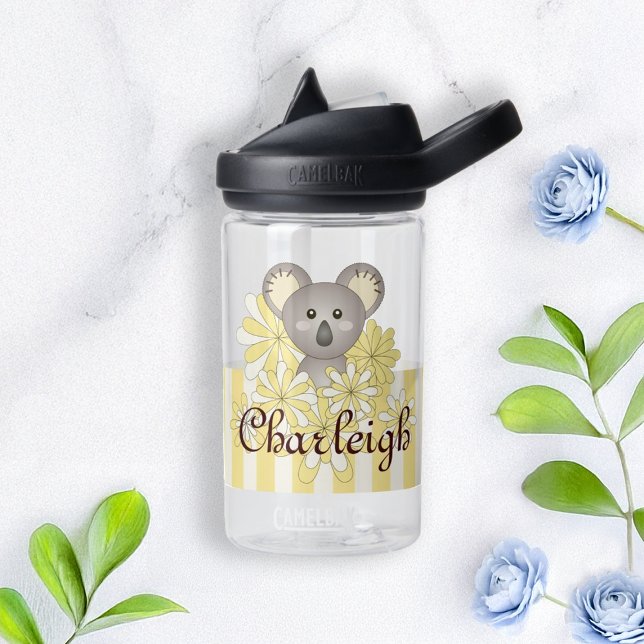 Botella De Agua Huella Amarilla Cute Bebé Koala Niños (Subido por el creador)