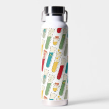 Huella de Tubo de Prueba de Química Moderna de Mid