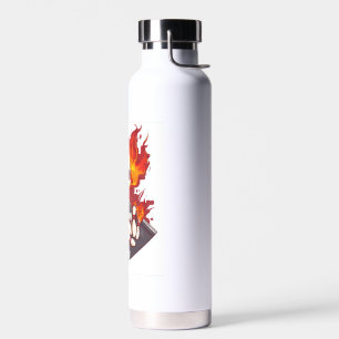 Botella De Agua Huesos de Bolos � Cráneo Divertido Deporte