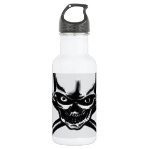 Botella De Agua Huesos y calavera