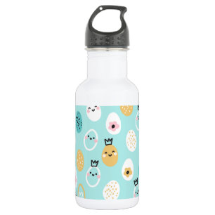Botella De Agua Huevos de Pascua Lindos Patrón Huevos Kawaii Paste