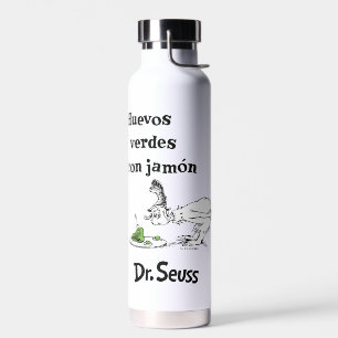 Botella De Agua Huevos Verdes con Jamón del Dr. Seuss