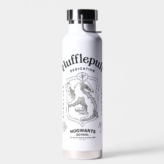 Botella De Agua HUFFLEPUFF™ Dedicación Paciencia Lealtad Escudo