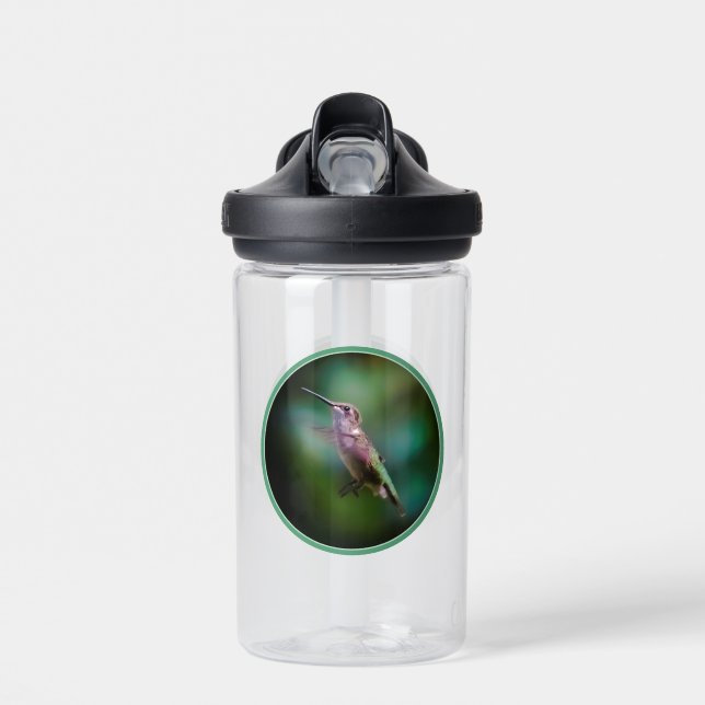 Botella De Agua Hummingbird - Fotografía original (Delante)