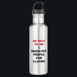 Botella De Agua Humor anestesiólogo<br><div class="desc">Anestesiólogo Humor botella de agua de acero inoxidable</div>