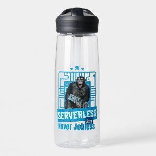 Botella De Agua Humor de desarrollador de mono divertido sin servi