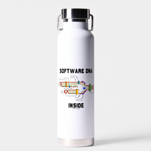 Botella De Agua Humor de replicación de ADN interno de software