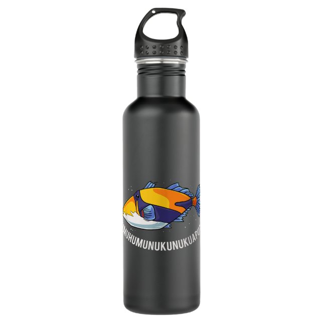 Botella De Agua Humuhumunukunukuapua'a Pesca del Estado de Hawái (Anverso)