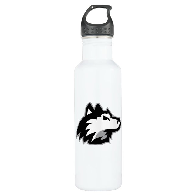Botella De Agua Huskies del norte de Illinois (Anverso)