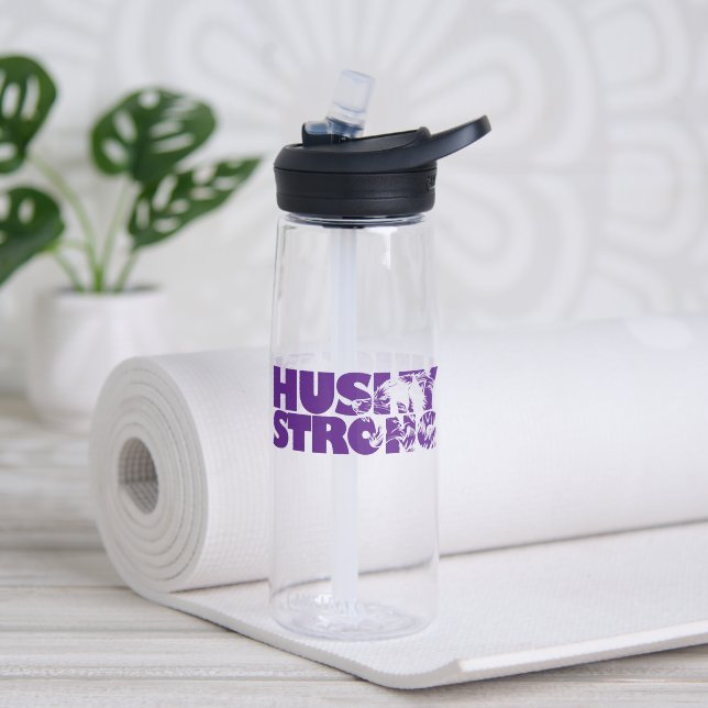 Botella De Agua Husky Fuerte   (Yoga (girado))
