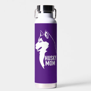 Botella De Agua Husky Mom