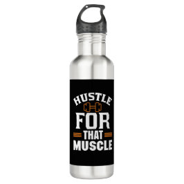 Botella De Agua Hustle por ese ejercicio de gimnasia muscular