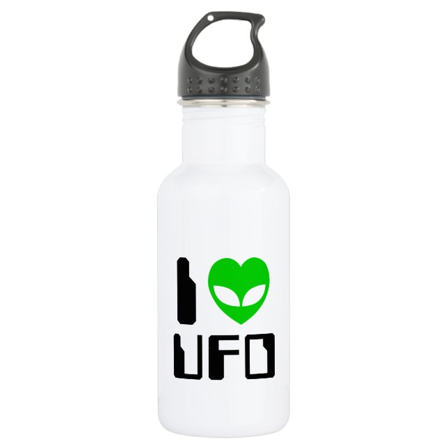 Botella De Agua I Alien Heart UFO (Anverso)