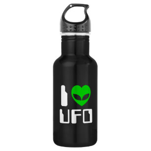 Botella De Agua I Alien Heart UFO