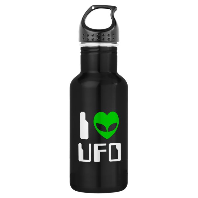 Botella De Agua I Alien Heart UFO (Anverso)