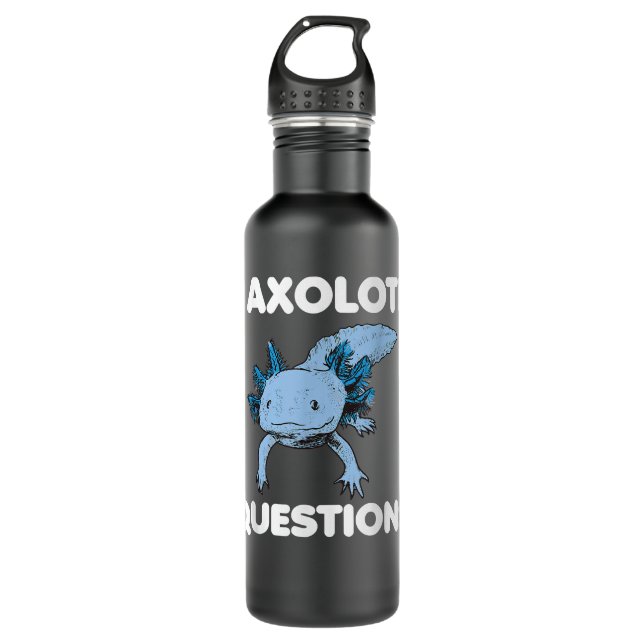 Botella De Agua I Axolotl Questions Blue Axolotl  (Anverso)