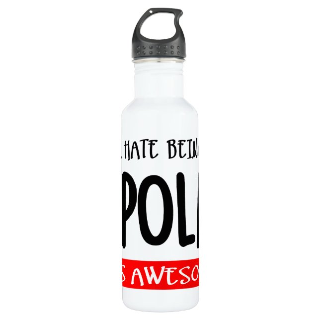 Botella De Agua I hate being bipolar (Anverso)