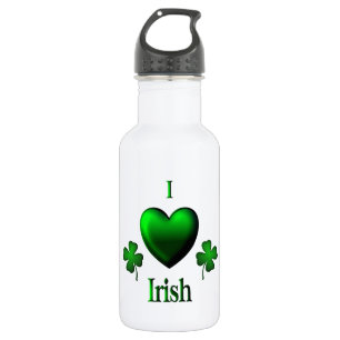 Botella De Agua I Heart Irish