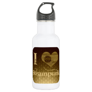 Botella De Agua I Heart Steampunk