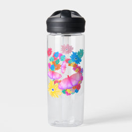 Botella De Agua I Love Flowers. Butterfly Dream
