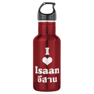 Botella De Agua I Love (Heart) Isaan