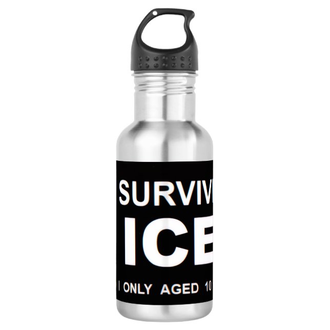 Botella De Agua I Survived ICE  (Anverso)