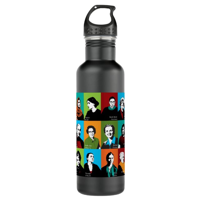 Botella De Agua Iconos feministas (Anverso)