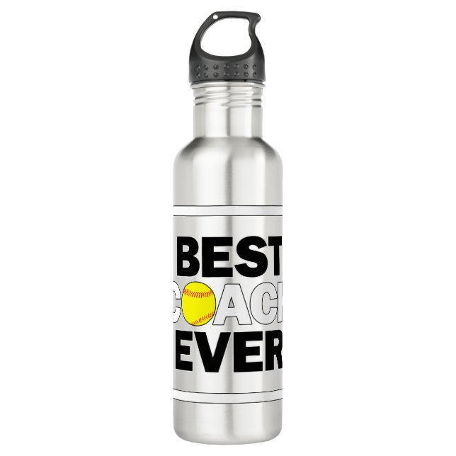 Botella De Agua Idea de regalo para los mejores entrenadores depor (Anverso)