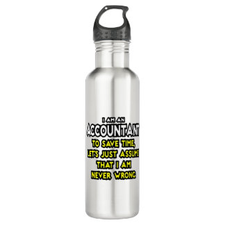 Botella De Agua Ideas de regalo de contador divertido Agua de acer