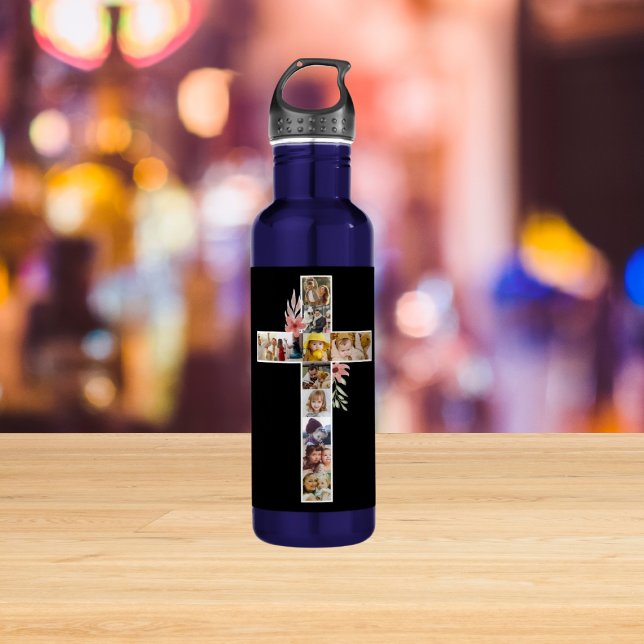 Botella De Agua Iglesia Cristiana Cruz de Jesús Familia Amante (Subido por el creador)