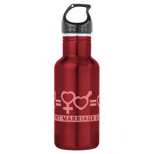 Botella De Agua Igualdad matrimonial / Un amor (Anverso)