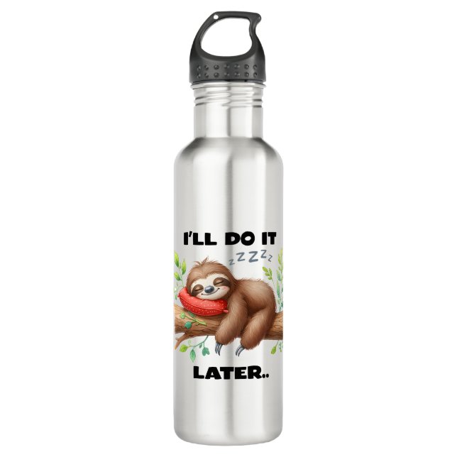 Botella De Agua I'll Do It Later Sloth (Anverso)