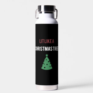 Botella De Agua iluminado como un árbol de navidad navidades de ár