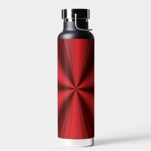 Botella De Agua Ilusión óptica roja