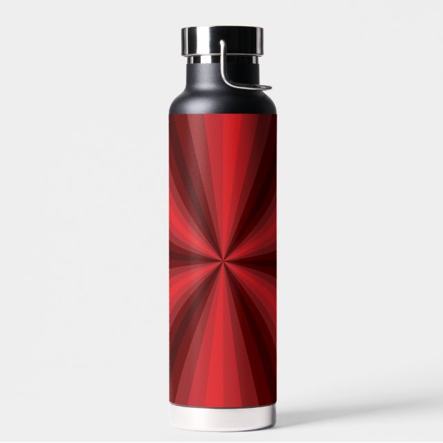 Botella De Agua Ilusión óptica roja (Izquierdo)
