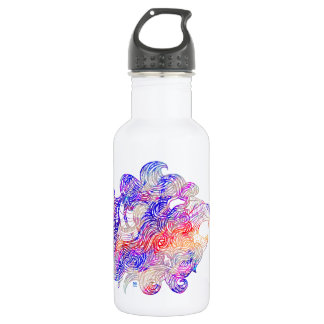 Botella De Agua Ilustracion complejo del león marino del rugido